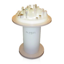 Fashionable Acrylic Cosmetics Display Stand, Free Standing Cosmetic Display